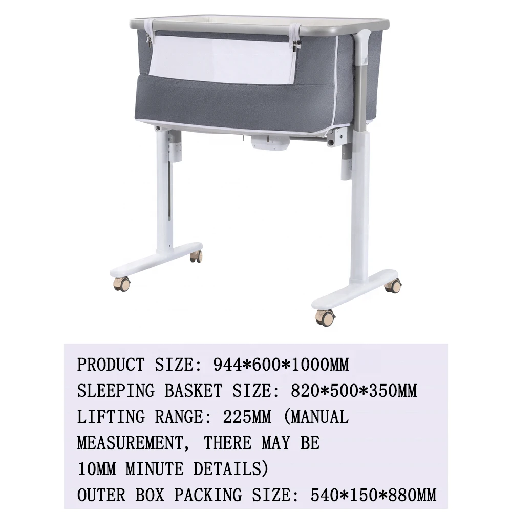 New arrival manufacturer custom mobile co-sleeper electric remote control automatic swing bed baby kid's cribs