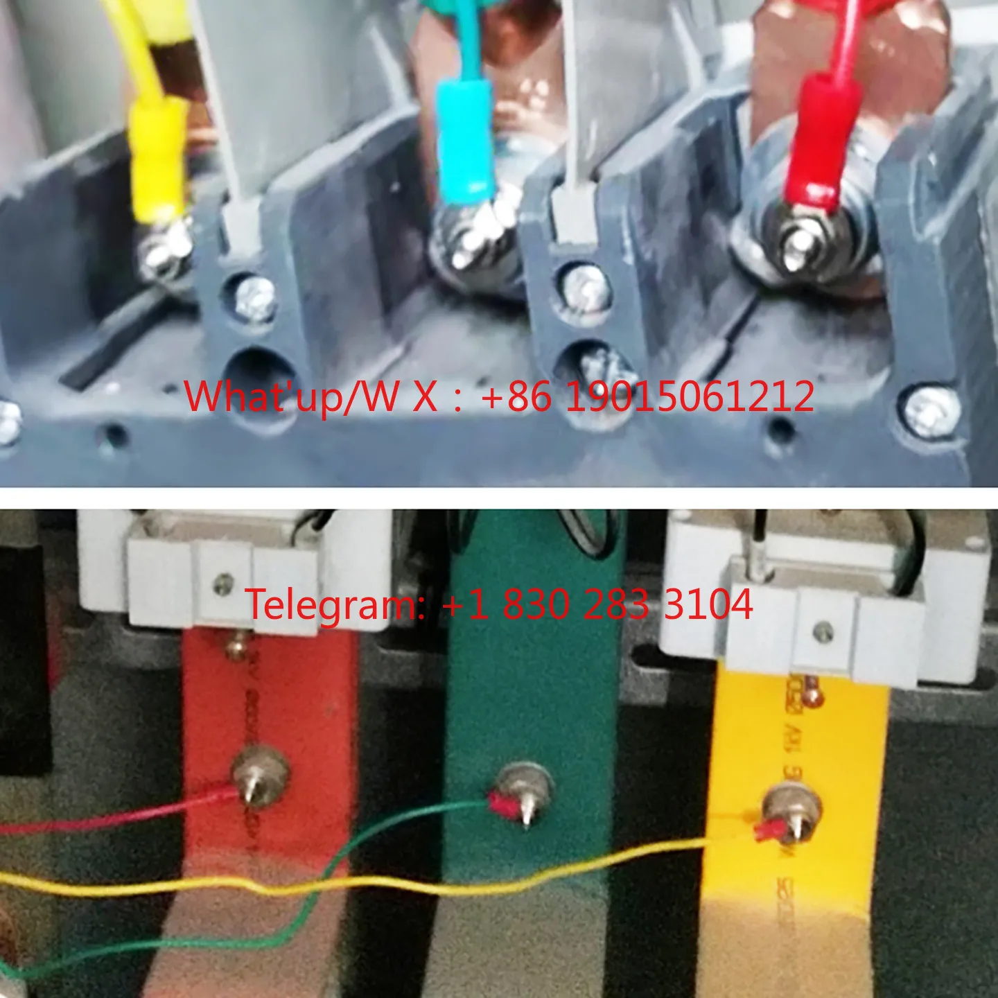 Voltage power supply magnetic suction line/voltage clamp/1 set of 4 ABCN yellow green red blue uninterrupted power supply