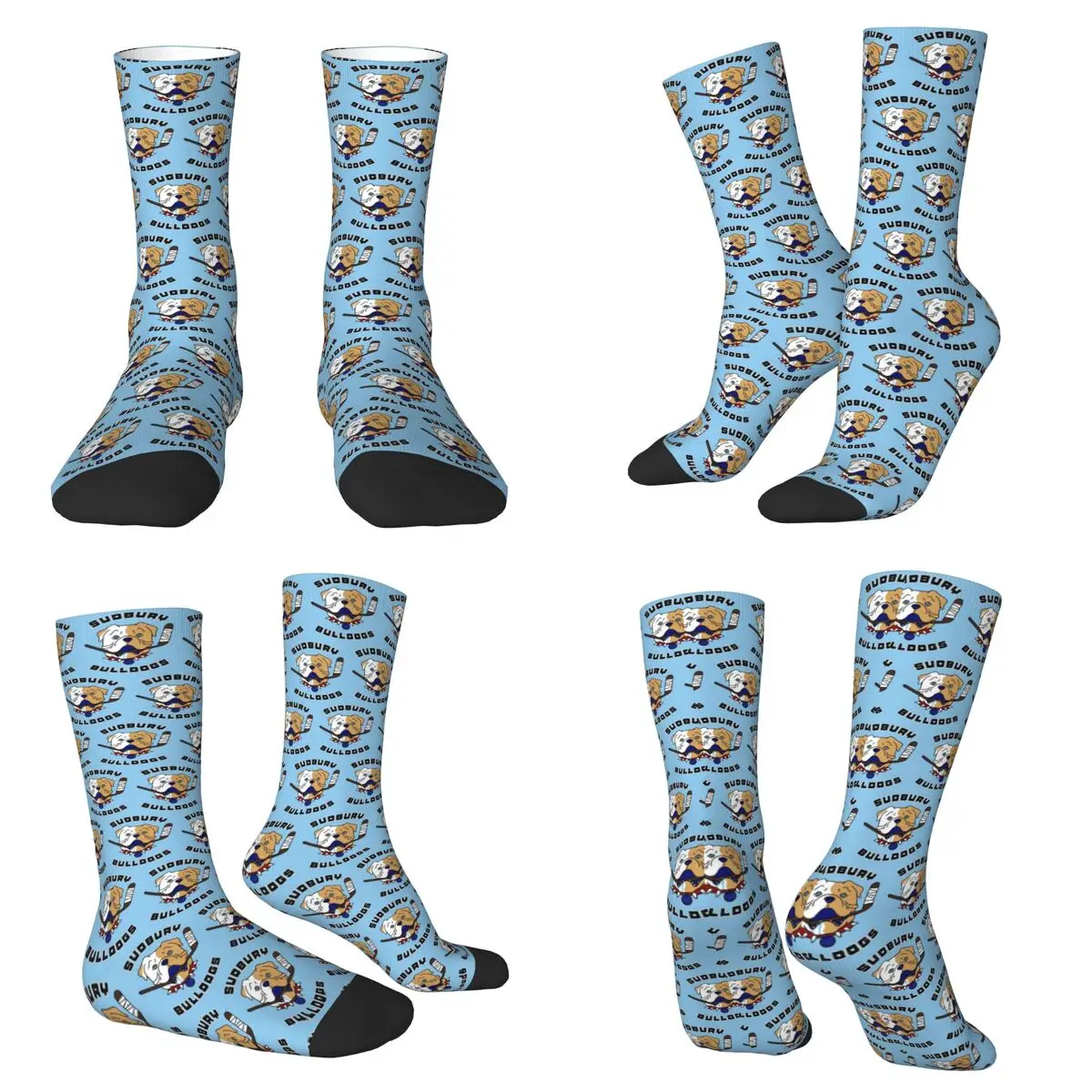 Sudbury Bulldogs - Shoresy Logo Socks Harajuku High Quality Stockings All Season Long Socks for Unisex Valentine's Day Gifts