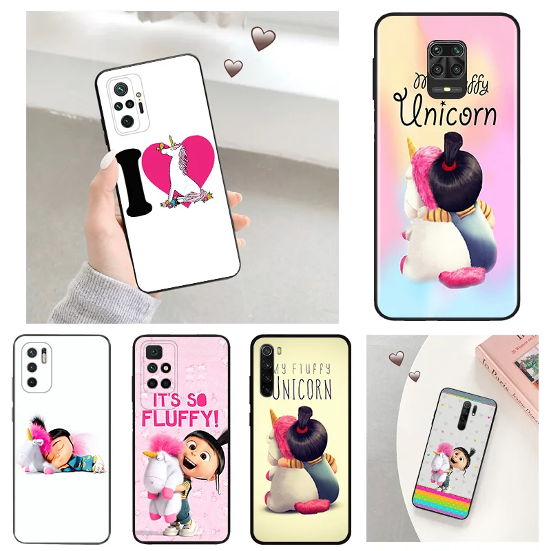 Anti-Drop Phone Case for Redmi A3 13 9 9A 9I 9C 9T 9A 10C 10T Note 10 9s 8 8t 7 Pro 10s Lite My Fluffy Unicorn Agnes Soft Cover