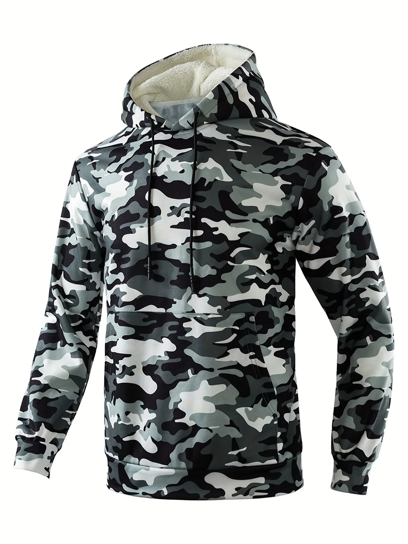 Sweat à capuche de sport épais en peluche pour hommes, pantalon Salomon, ensemble de combinaison d'entraînement américain, décontracté, fitness en plein air, automne, hiver