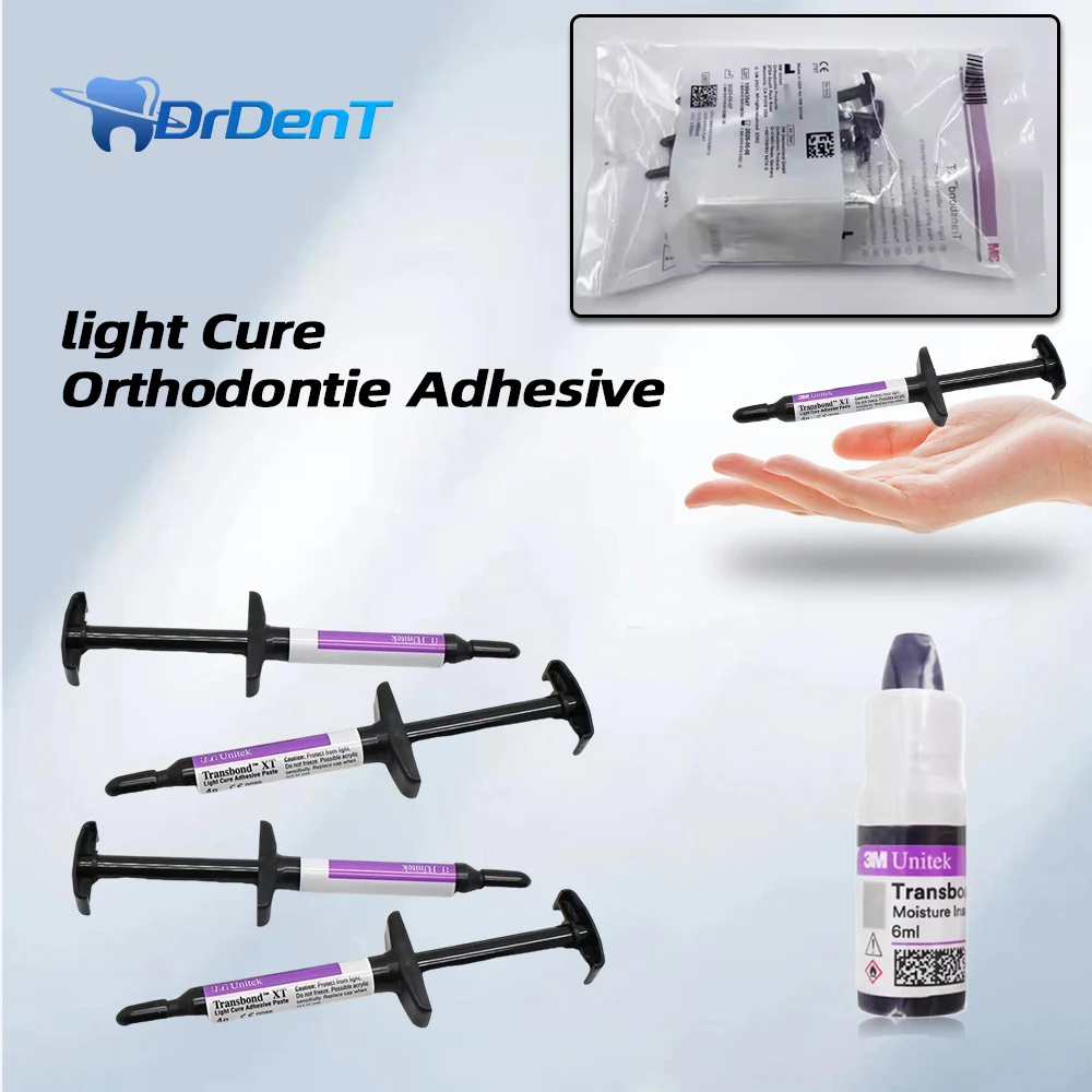 3M Dental Orthodontic Light Curing Adhesive Resin Transbond XT Ortho Adhesive For Veneer Ortho Bracket Brace Bonding Agen