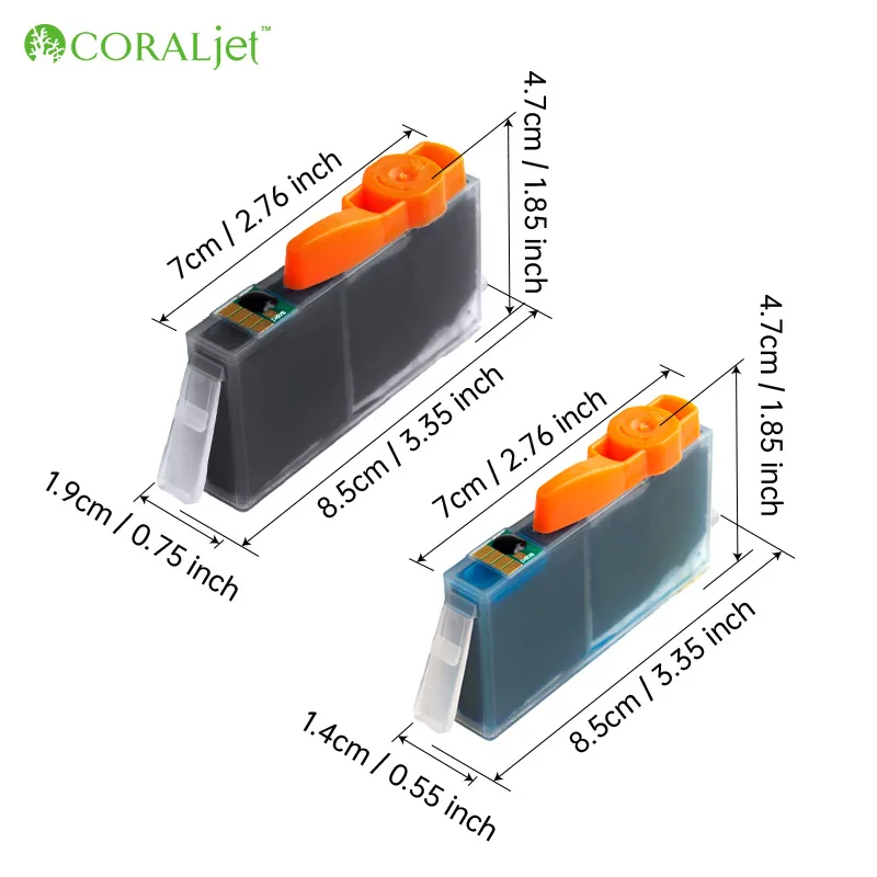 564XL ink cartridge Compatible With HP 5510 5515 6510 B109 B109a B110a 4620 5520 Photosmart Plus B209a B210a Deskjet 3070A 4PACK