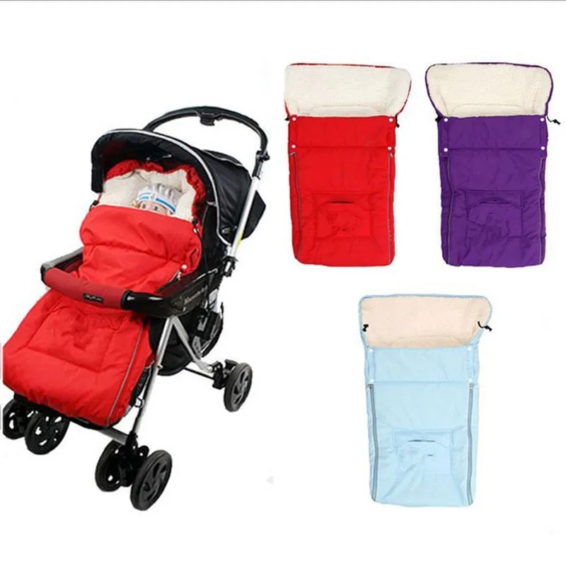 Hot Sale Baby Warm Envelope for Newborn Baby Stroller Fleece Sleeping Bag Footmuff Sack Infant Pushchair