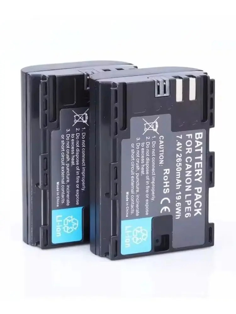 

Для Canon 60D, 70D, 80D, 5DS R, 5D Mark II III IV, 6D, 7D, C700, XC15 Зарядное устройство для камерыLP-E6 LP E6N Аккумулятор для камеры 2 шт.