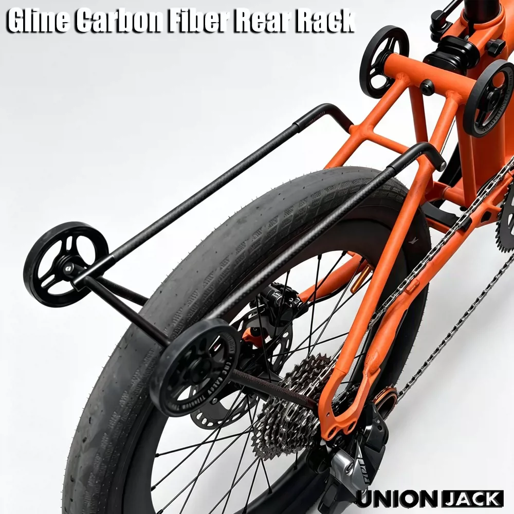 Unionjack carbon Luggage rack for brompton Gline rear rack Ultralight titanium pannier rack