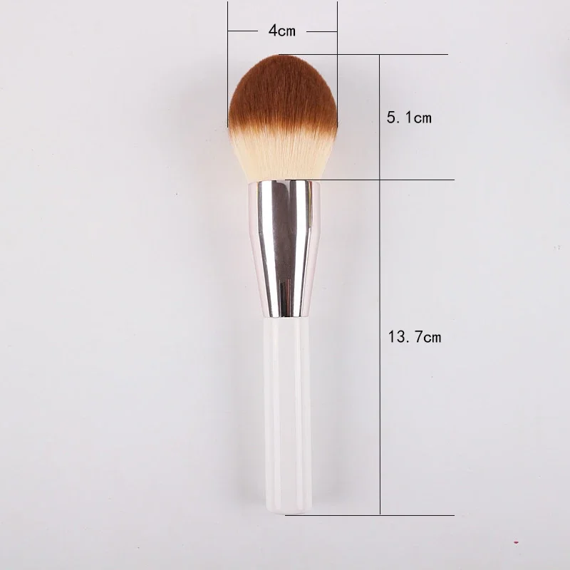 White Handle Large Powder Foundation Makeup Brushes Professional Blush Contour Brush Cosmetic Beauty Tools pinceis de maquiagem