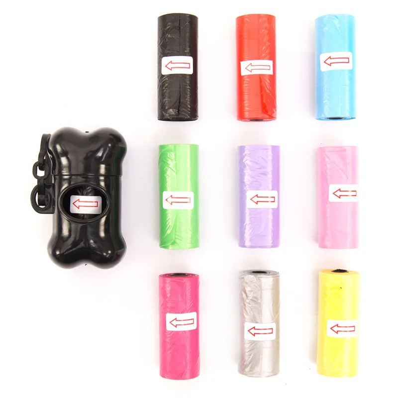 

Cartoon Paw Graphic Dog Poop Bags Pet Poop Bags Leak-Proof Dog Waste Bags For Pet Supplies