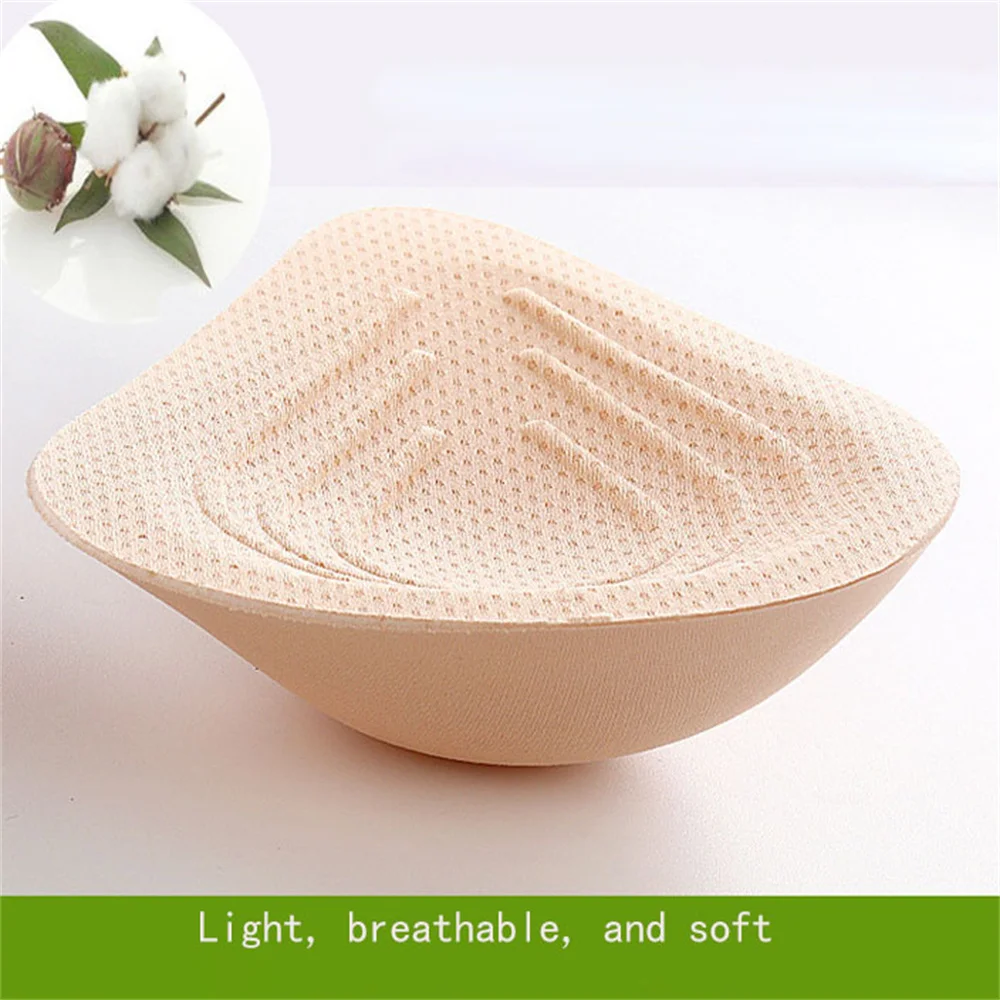 1PCS Breast Surgery Breast Prosthesis Special Bra Honeycomb Breathable Latex Cotton Breast Pad Fake Boobs Breast For Mastectomy