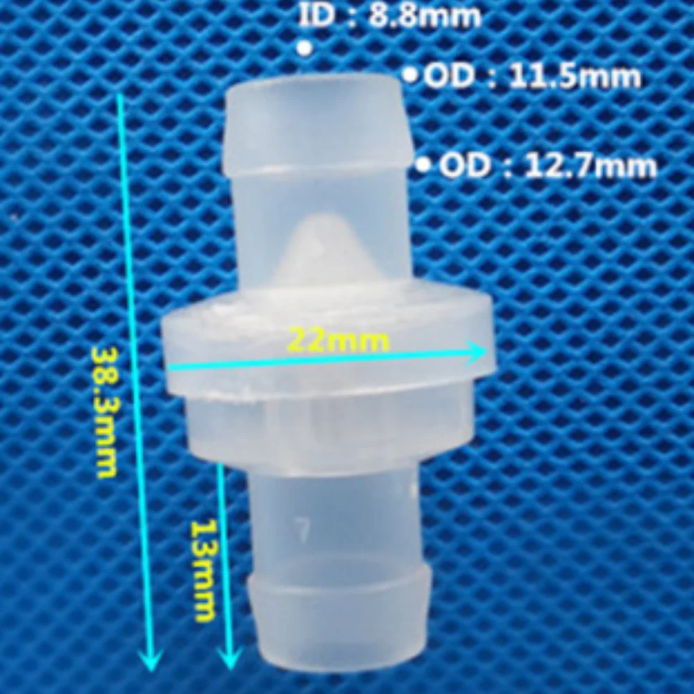 Translucency Transparency For Gas Water Non-Return White For Fuel Air Liquid One-way Lnline Check Valve Valves Water Stop Valve
