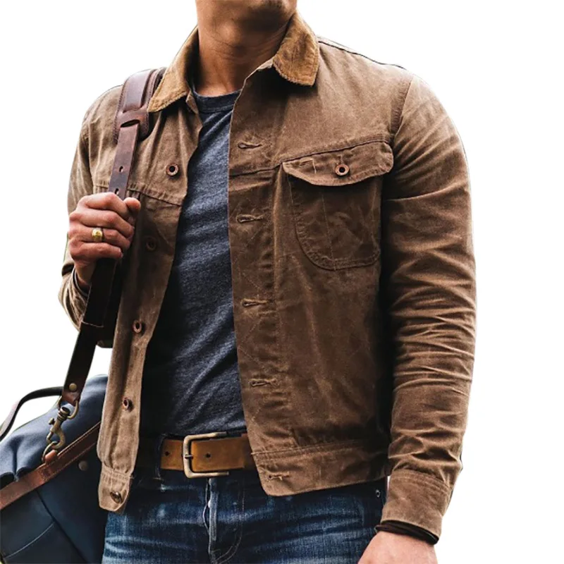 Chaqueta con solapa para hombre, cárdigan informal a la moda, gran oferta, novedad de 2023