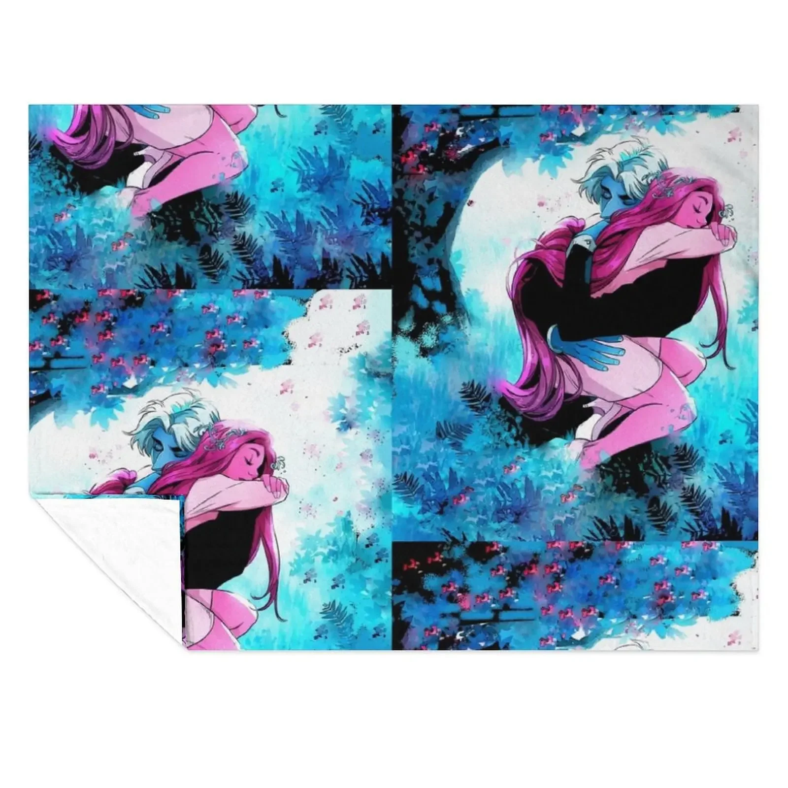 

Lore Olympus Poster - Hades Persephone Sticker Throw Blanket halloween For Baby Heavy Hairy Blankets