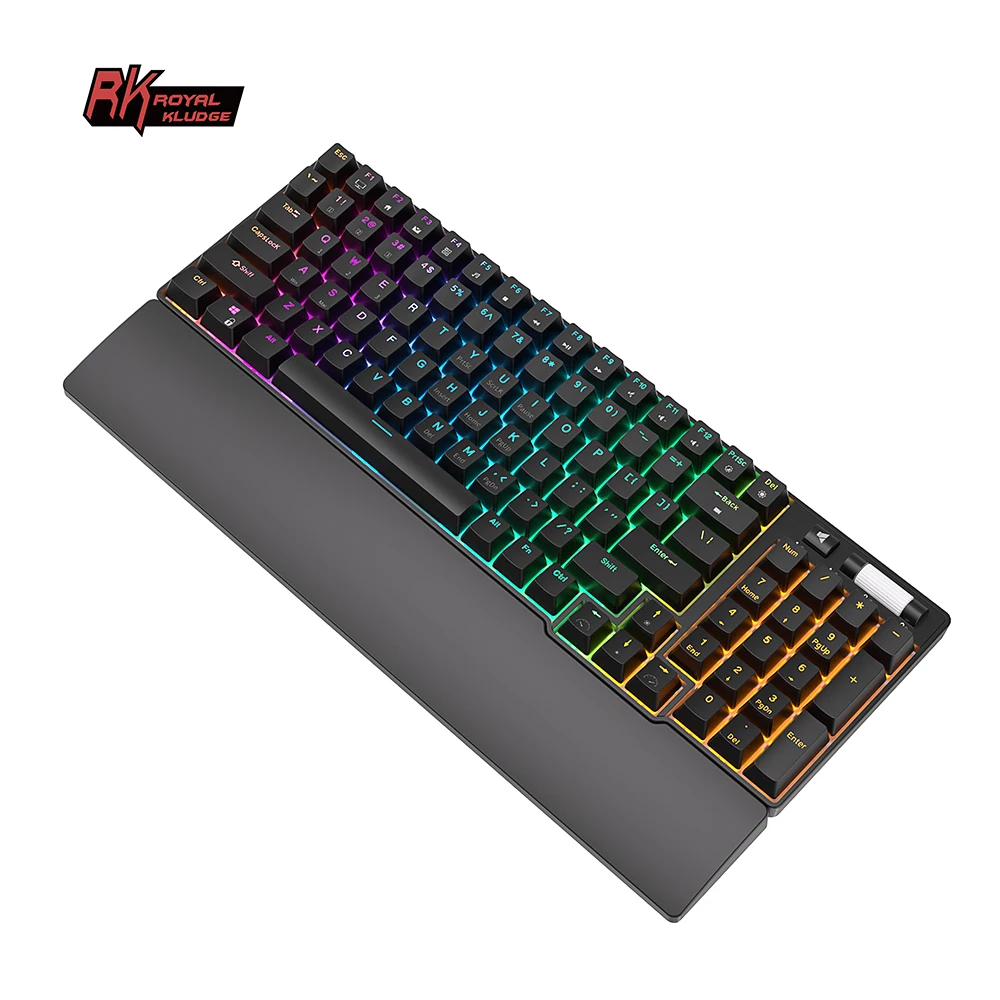 Royal Kludge Rk96 Draadloze Gaming Monteur Toetsenbord Rgb Teclado Inalambrico Clavier Gamer Custom Schakelaars Pc Toetsenbord Mechanisch