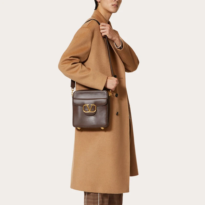 남성용 체스터필드 울 코트-롱 더블 브레스트 카멜, 클래식 영국 패션, 가을 및 겨울