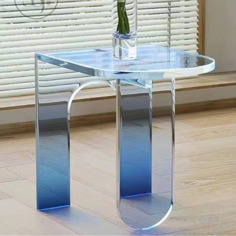 

Gradual change acrylic side corner table creative coffee table