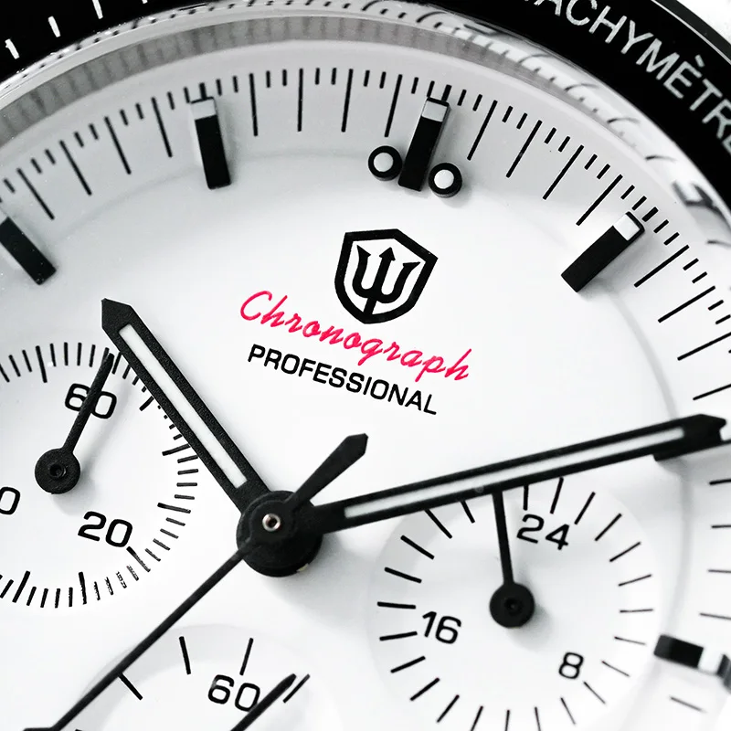 Watchdives WD1860 Кварцевые часы VK63 Хронологический механизм Сапфировые часы 10 бар Водонепроницаемые часы из нержавеющей стали с подарочной коробкой