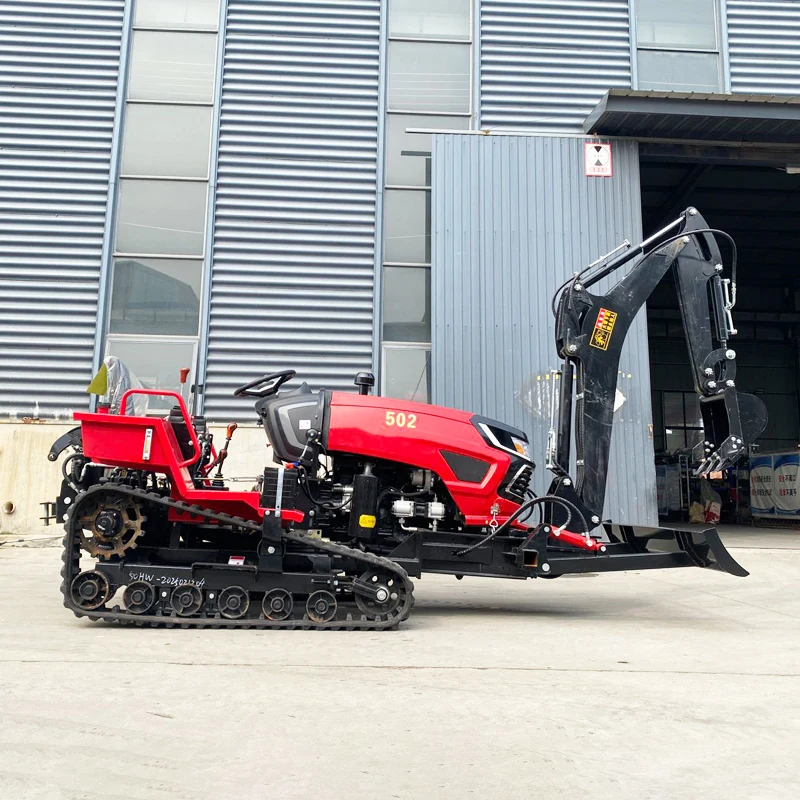 

Индивидуально настраиваемый гусеничный трактор, 60 л.с., многофункциональный роторный культиватор, гусеничный роторный культиватор, высокомощный культиватор для рекультивации