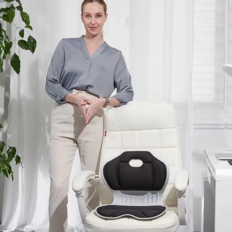 Orthopädischer Bürostuhl mit Kissen