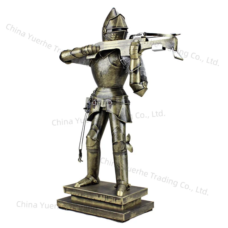 

Изысканная версия, ретро кованое железо, средневековая броня самурая, мягкое украшение для бара, дома, креативные подарки