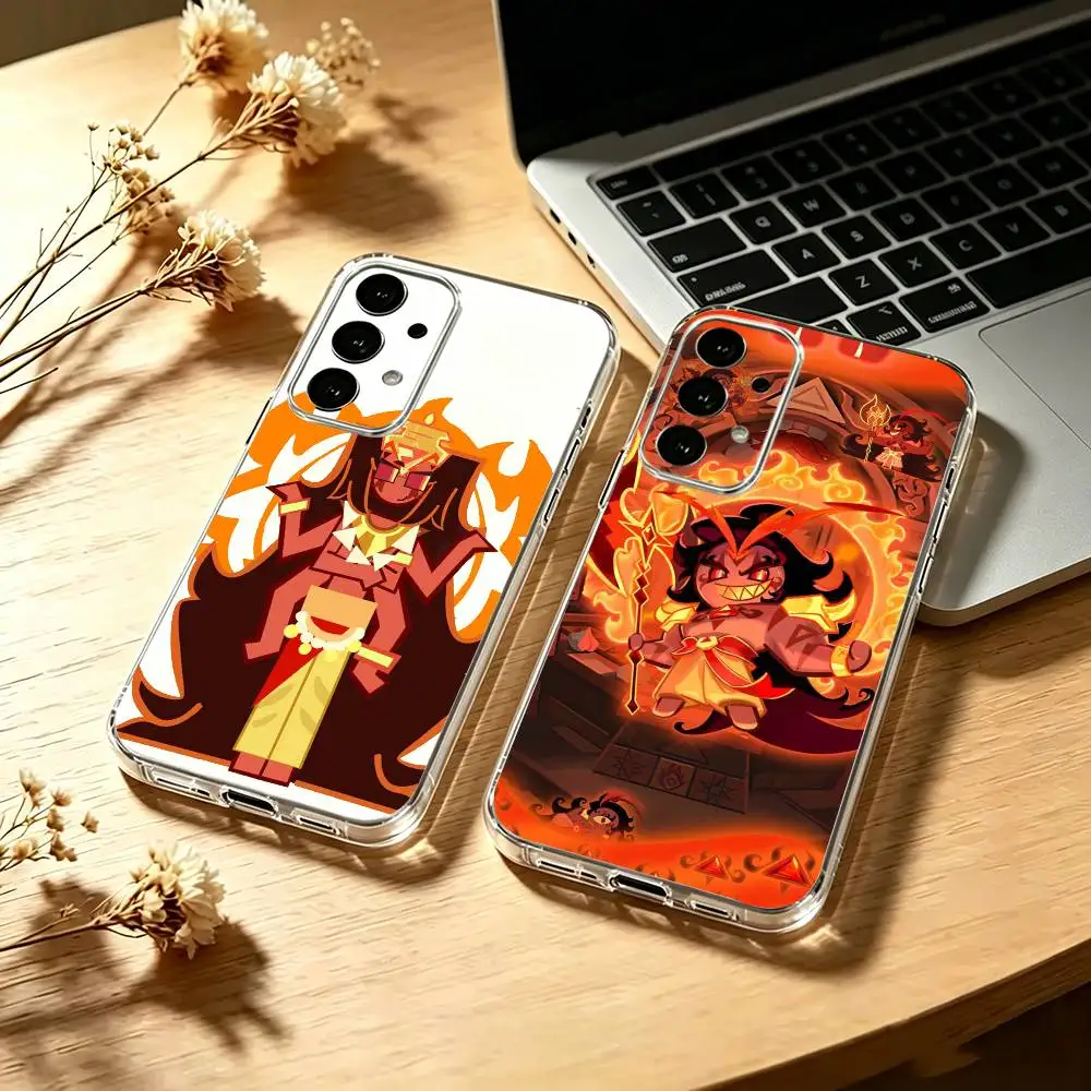 R-Run-Kingdom-Burning Phone Case For Samsung S25,S24,S21,S22,S23,S30,Ultra,S20,Plus,Fe Transparent Cover