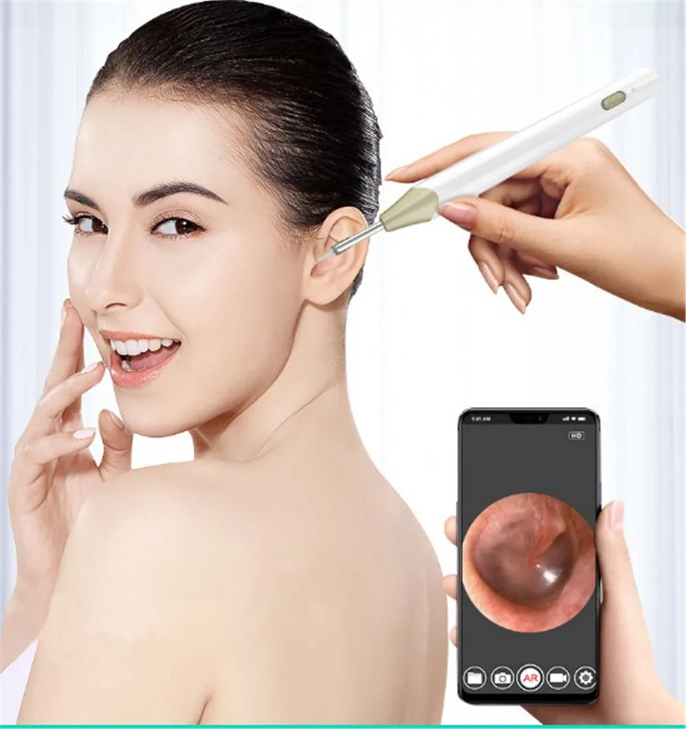 

3.9mm 720P Wireless WIFI Earpick Endoscope CMOS Borescope Earwax Remover HD Earscope Cleaner Inspection Ear Camera