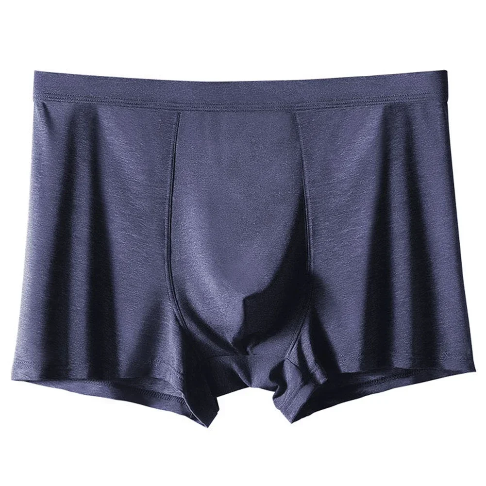 ملابس داخلية للرجال بلون سادة قابلة للتنفس، سراويل داخلية بسيطة ومريحة ومتعددة الألوان