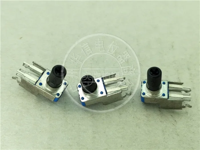 

09 type horizontal double potentiometer B10K handle length 13MM flower long foot