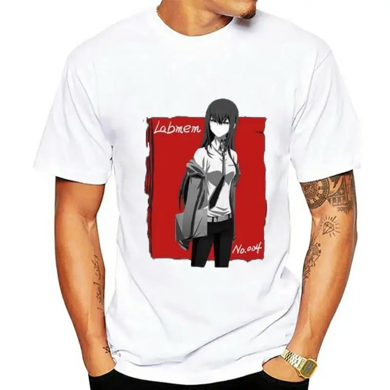 High Quality Casual Printing Tee Men Women New Steins Gate Makise Kurisu T-shirts Short Sleeves Casual Tees Tops Summer T-shirt