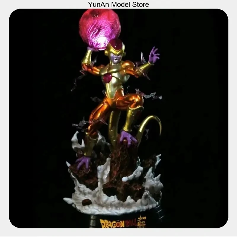 

Anime Figure Statue Model Collection Desktop Decoration Ornament 48cm Dragon Ball Golden Frieza Battle Stance Gifts