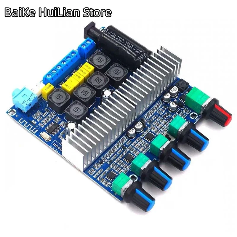 

2*50W+100W TPA3116D2 Bluetooth 5.0 Power Subwoofer Amplifier Board 2.1 Channel TPA3116 HIFI Audio Stereo Equalizer Amp