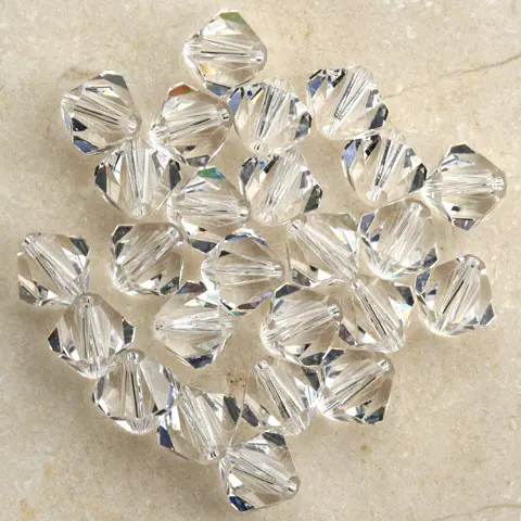 144pcs~720pcs/Lot Crystal clear/Crystal AB Chinese Top Quality Glass/5301 Crystal Bicone Beads.3mm,4mm, 5mm, 6mm, 8mm