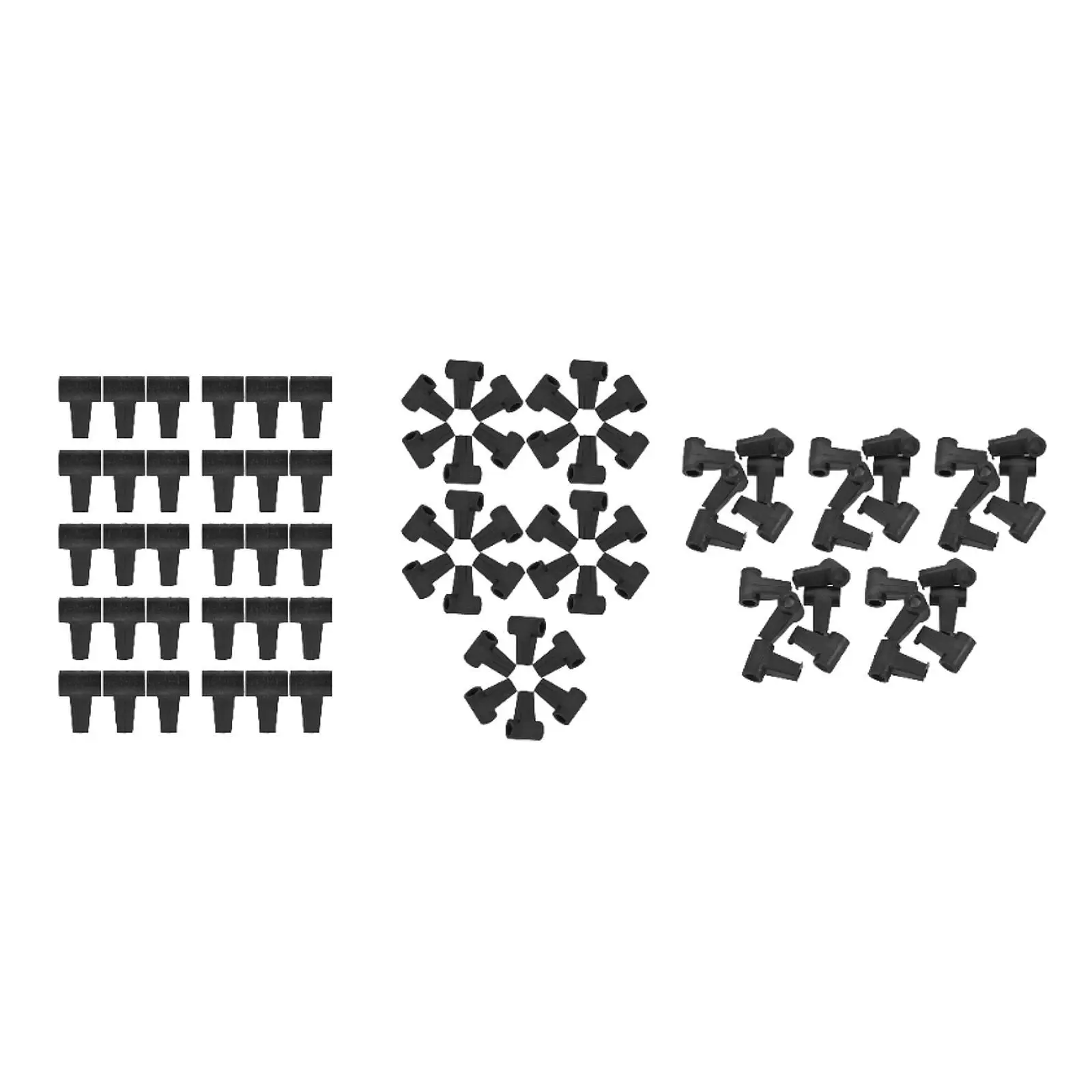 

30 шт. соединители для воздушных змеев, трехсторонние аксессуары для воздушных змеев для занятий спортом на открытом воздухе, стабильная производительность полета, ремонт и сборка, аксессуары для змеев