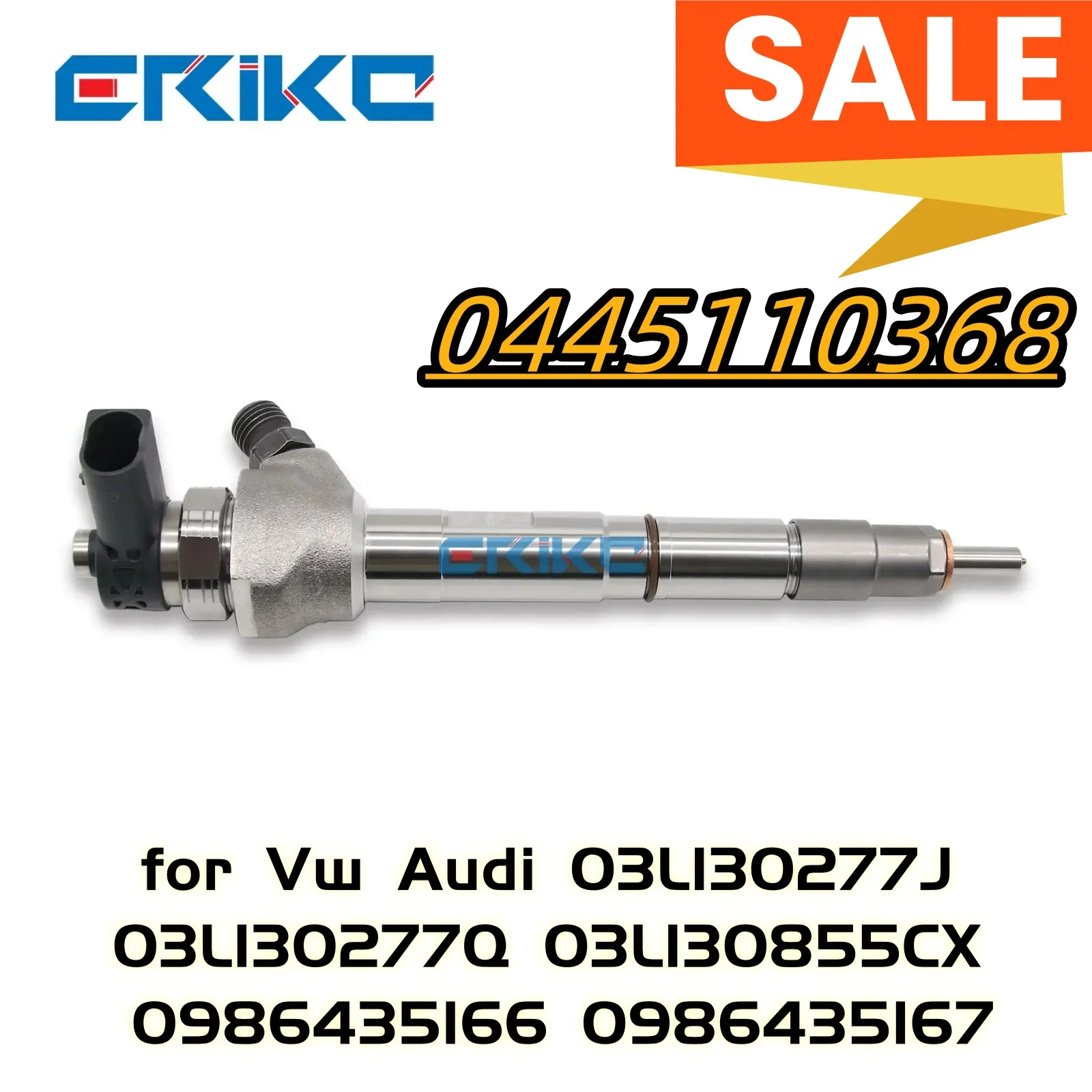 

0445110368 Fuel Injector Assy 0 445 110 368 Diesel Injection Car Parts for VW Audi 2.0 TDI 03L130277J 03L130277Q 03L130855CX