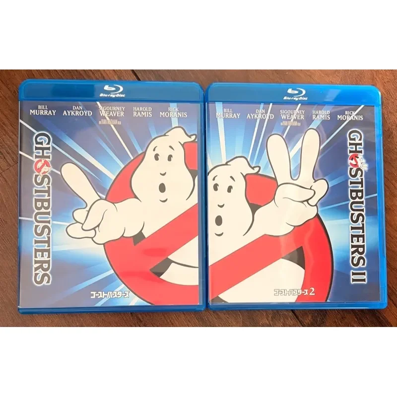 Ghostbusters Blu-ray BD1 and 2 Collection Dual-disc with Chinese Characters and 4K Fix