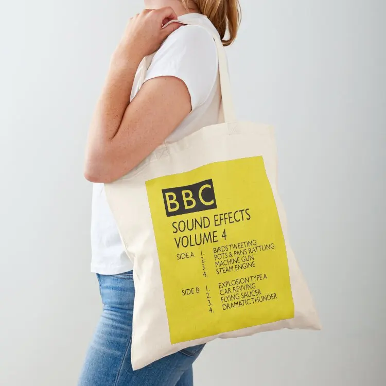 

Сумка-шоппер BBC Sound Effects Volume 4, милая сумка-кошелек, индивидуальная сумка-шоппер, женская сумка-шоппер