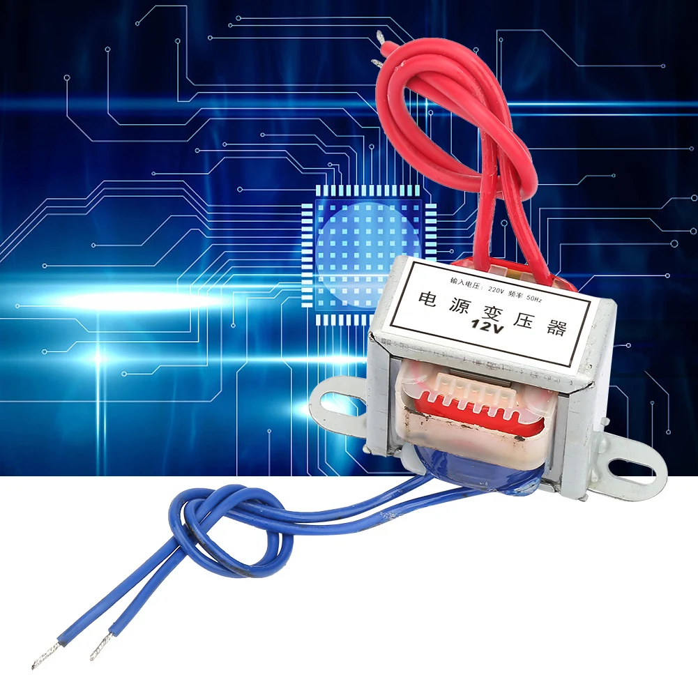 AC 12V/24V Output Voltage 2W Input 220V 50Hz Single Power Supply Power Converter Low-Frequency Isolated Power Transformer