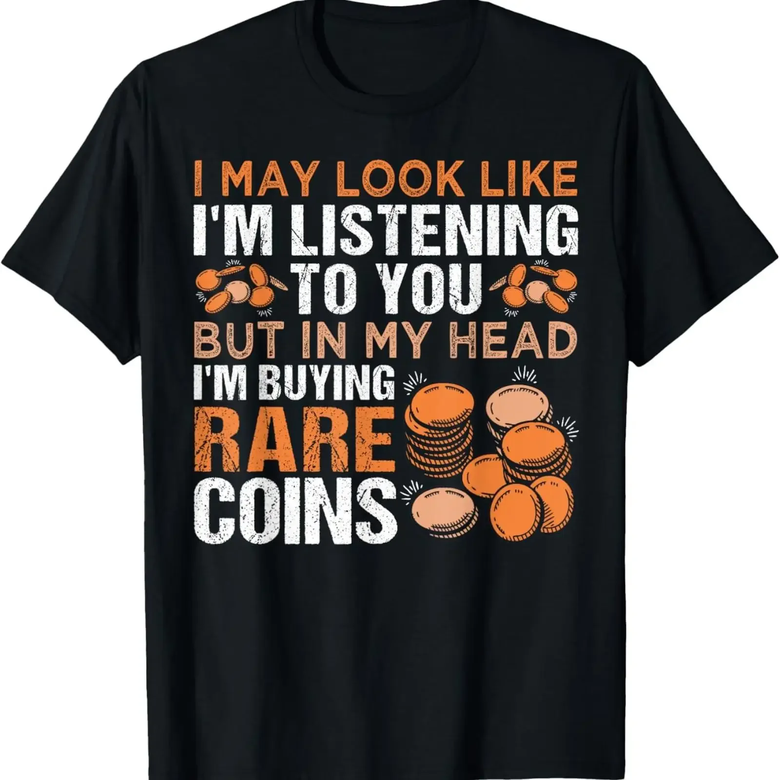 Numismatics Coin Collector Collecting T Shirt  vintage Washed fashion Versatile Comfortable Stylish Top For Everyday Wear