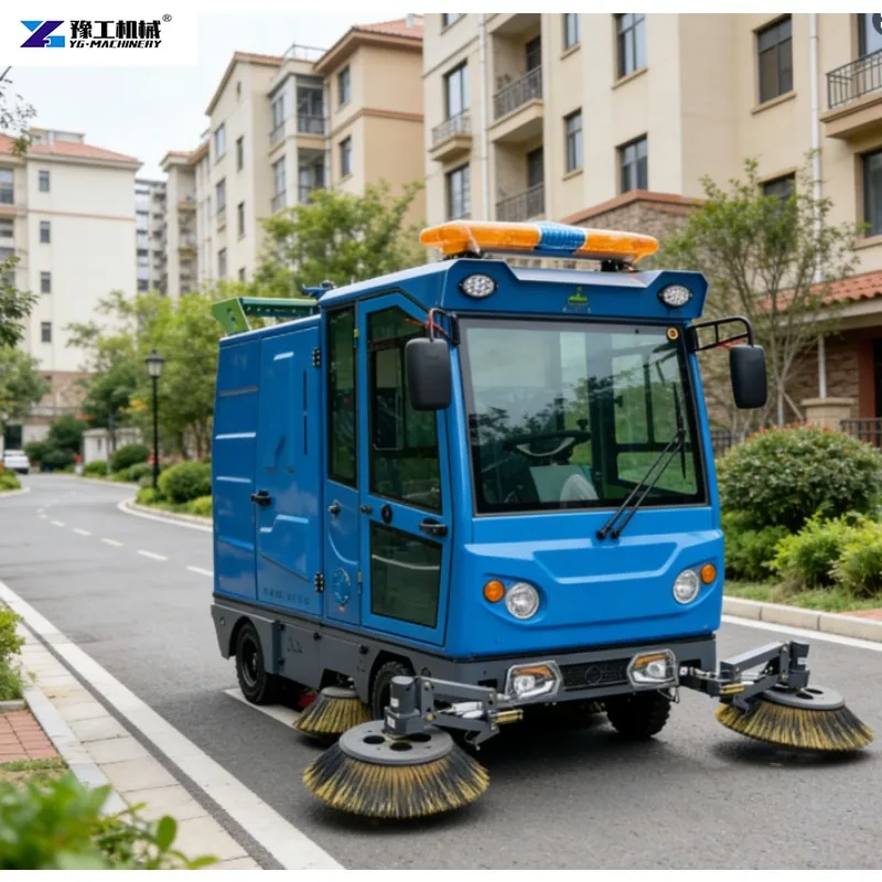 High-quality Factory Warehouse Park Ride-on Manual Electric Sweeper Electric Street Cleaning Machine