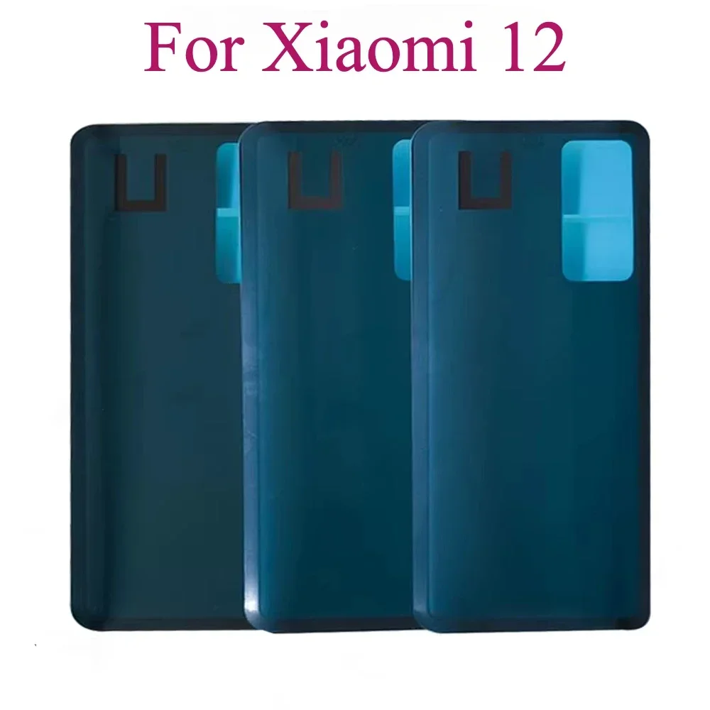 Back Cover Glass For Xiaomi 12 Battery Cover Housing Door Cases For Xiaomi mi12 Back Cover with Camera lens and Sticker image 6