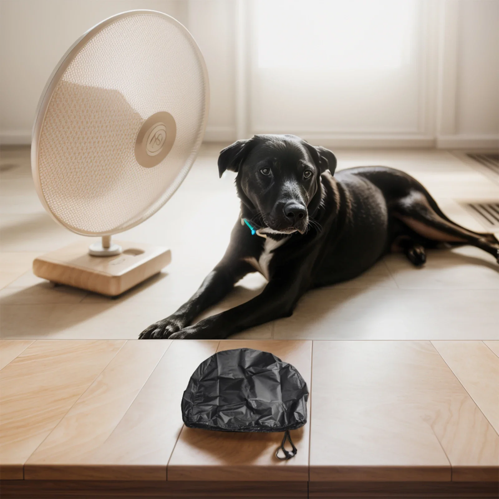 Sun Protection Waterproof Dust Cover for Industrial Electric Fans Oxford Cloth Foldable Cover Fits Floor and Table Fans