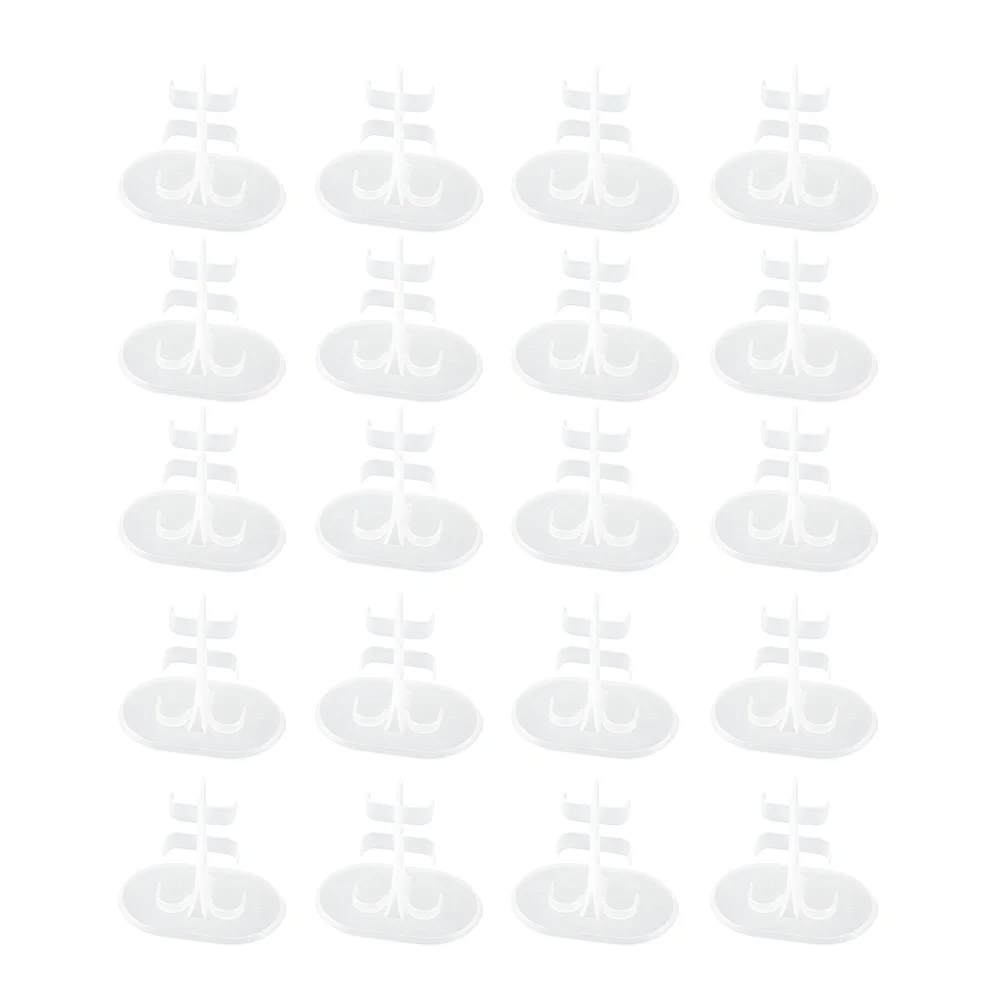 

20 Pcs Stand Toy Display Support Accessories Show Holder Convenient Frame Plastic Clothes