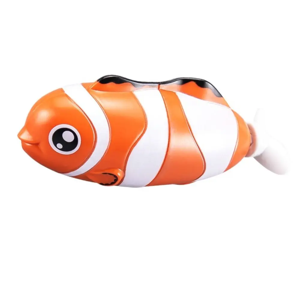 Plastics Swimming Clown Fish Toy Multipurpose Early Educational Water Playing Dolphin Toy Funny Cartoon Floating Bath Toys