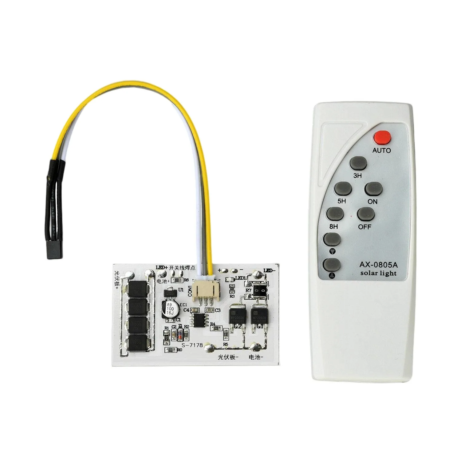 Solar Street Light Controller 3.2V/3.7V/6.4V/7.4V Li-ion Battery 15A Charge 10A Discharge Stepless Dimming for LED Street Light