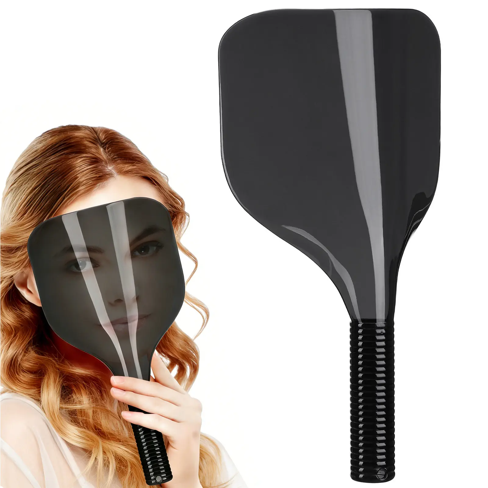 Haircut Face Mask Shield Hairspray Face Protector for Barbershop Salon Dyeing Cover Panel Lightweight Plastic Hair Styling Tool