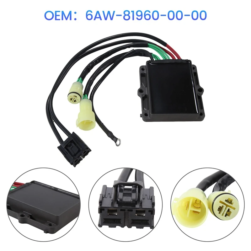 

6AW-81960-00-00 Rectifier Regulator Assy, For Yamaha Outboard BIN43 6AW-81960 Parts