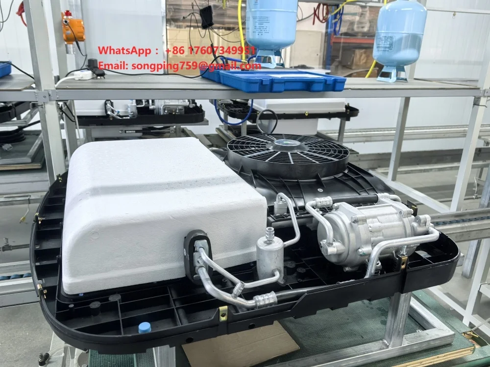Universal Auto Ac Electric 12v 24v Car air Conditioning 12 Volt air Conditioner for Trucks Auto Cooler