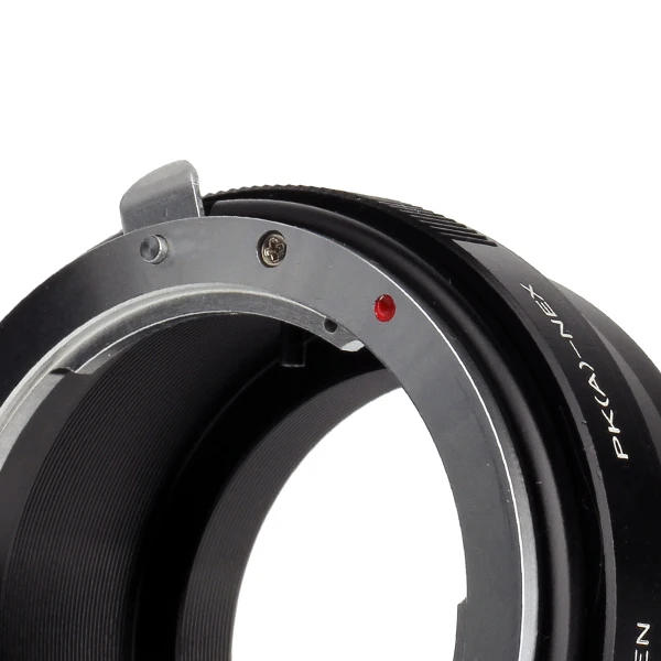 Pierścień adaptera przysłony do obiektywu Pentax K PK-A DA do aparatu Sony e mount nex NEX3/5/6/7 a7 a9 a7r A7c a7s a6700 a6300 a6500 ZVE1