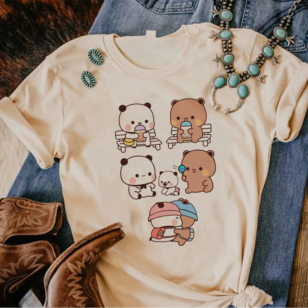 Bubu Dudu t shirt women anime streetwear harajuku Tee girl streetwear clothes