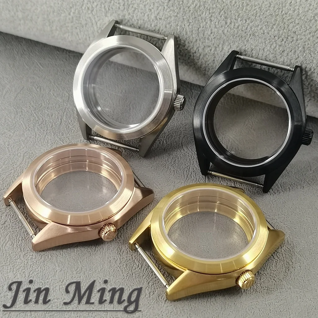 高品質-38mm-nh35-nh36-4r36-ムーブメント交換用時計ケース-サファイアガラス-ステンレススチール-285mm文字盤対応