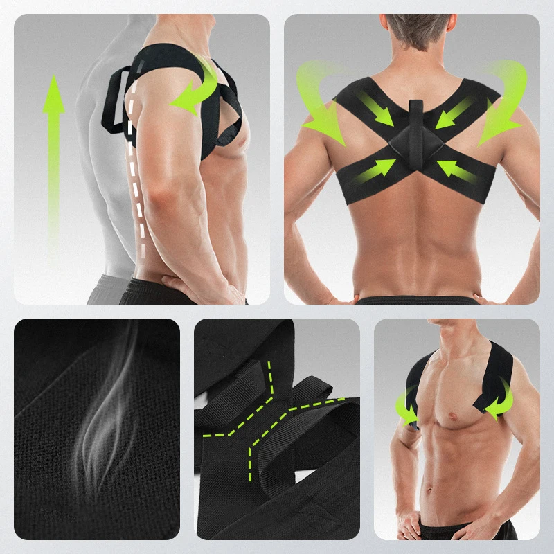 Correcting Hunchback And Posture Artifact Fitness Strap Correcting Shoulder Invisible Posture Belt